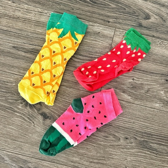 Other - Fruit-Themed Colorful Socks Set